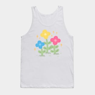 Pansexual Pride Flowers Tank Top